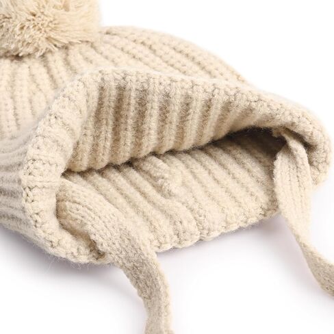 Baby Toddler Winter Hat Gloves,Kids Wool Warm Knitted Hat Gloves for Baby Girls Boys Beanie Cap in Saudi Arabia