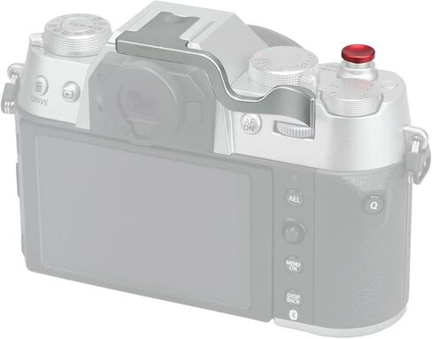 مقبض إبهام معدني لكاميرا Fuji Fujifilm XT50 XT5 XT4 XT3 XT30 XT2 XT20 XT10 ملحقات قبضة اليد للأحذية الساخنة (فضي) in Kuwait