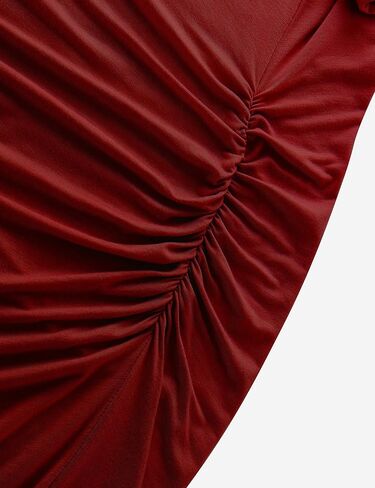 Long Sleeve Ruffle Off Shoulder Maternity Dress Fall Sleeveless Bodycon Dress for Baby Shower in Saudi Arabia