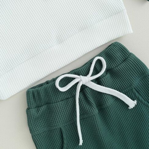 NZNDSHD طفل رضيع ملابس الخريف الهراء متماسكة التباين اللون ملابس طويلة الأكمام البلوز بلوزات جيوب فستان أطفال مع سروال داخلي in Kuwait