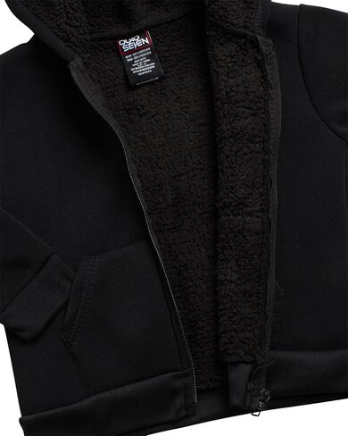 Toddler Boys' Sherpa Fleece Jogger Set - 2 Piece Basic Cozy Fully Sherpa Lined Hoodie and Sweatpants (Size: 2T-7) in Kuwait