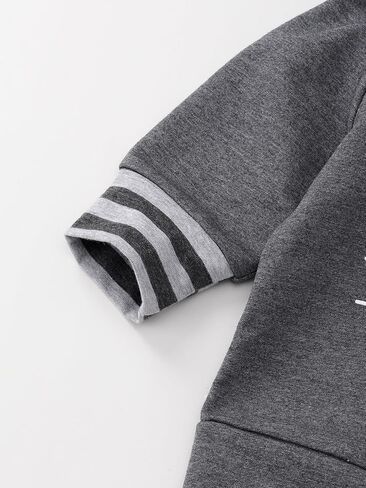 Toddler Baby Boy Clothes Long Sleeve Letter Hoodies Top+Ripped Denim Pants 2pcs Fall Winter Outfit Sets in Saudi Arabia