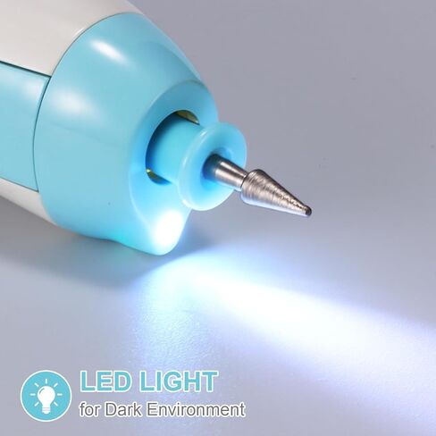 ماكينة تشذيب أظافر الأطفال الكهربائية، قابلة لإعادة الشحن مع مبرد أظافر خفيف، منخفض الضوضاء للأطفال حديثي الولادة، 4 أوضاع للتعديل تتضمن 8 رؤوس جلخ، مقص أظافر الأطفال in Kuwait