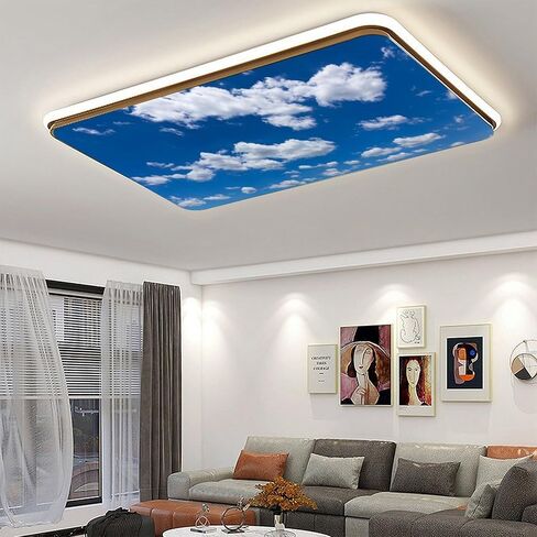 2 Pack Fluorescent Light Cover for Classroom,Tree and Rainbow Ceiling Decorative Film Filter,Eliminate Harsh Glare Causing Eyestrain and Headaches in Saudi Arabia