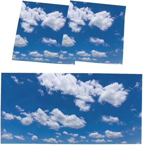 2 Pack Fluorescent Light Cover for Classroom,Tree and Rainbow Ceiling Decorative Film Filter,Eliminate Harsh Glare Causing Eyestrain and Headaches in Saudi Arabia