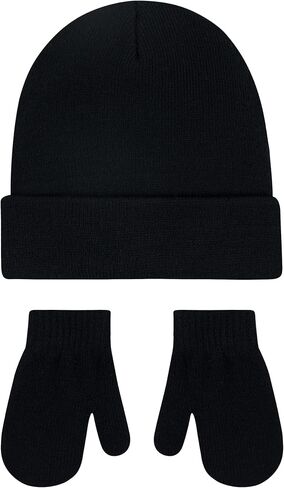 Hurley unisex-baby Beanie and Mittens Set in Saudi Arabia