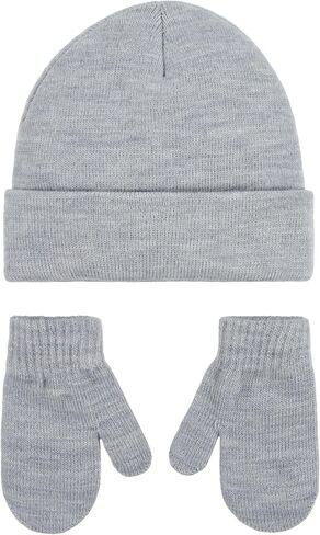 Hurley unisex-baby Beanie and Mittens Set in Saudi Arabia