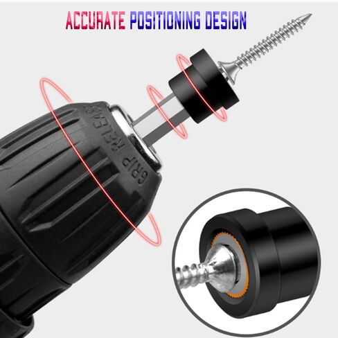 5pcs Premium Magnetic Drywall Screw Setter - PH2 Bits for Plasterboard Sheetrock Screw 1/4 Inch Hex Shank Positioning Bit Batch Head with 60mm Extension Socket Drill Bit Holder in Saudi Arabia