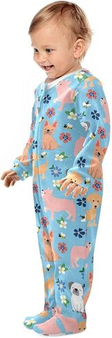 Dussdil Baby One-Piece Footies Newborn Rompers Pajamas Cotton Footed Pjs for Sleep Play Boys Girls in Kuwait