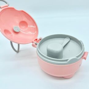 Mini Snack Storage Container with Scoop, Perfect for Travel, BPA-Free