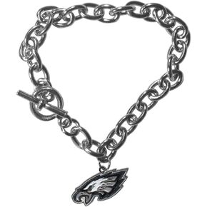 Siskiyou NFL unisex-adult Charm Chain Bracelet