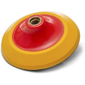 Glass Polish 6 inch (150mm) Universal Backing Pad with 5/8"-11 Thread for Rotary Polishing Machines