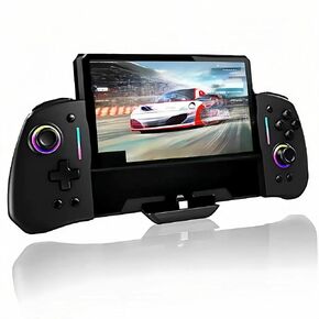 BINBOKPLAY Switch Controllers for Nintendo-Switch/OLED Controller,One-Piece Switch Joypad for Handheld Mode with Adjustable LED/Back Map Button/Turbo/Motion Control