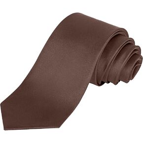 Men's Ties Solid Pure Color 3.15" (8CM) Necktie Black Ties For Men