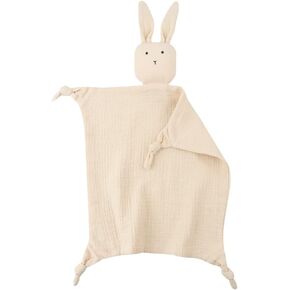 Surakey Baby Cotton Hooded Towel Blanket Soft Newborn Sleeping Bunny Dolls Kids Fashion Sleep Toy Soothe Appease Towel Bibs Plush Comforting Toy for Boy Girl (Type 2)