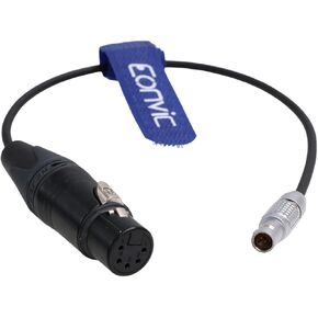 Eonvic Adapter Cable for ARRI Alexa Mini LF Camera 5-Pin Female XLR to 6-Pin Male Connector