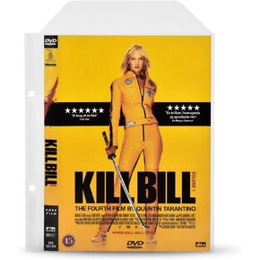 3L DVD Sleeves with Binder Holes for DVD Storage Wallet/Holder - Plastic Pockets for Disc Storage - 10282, 100 Count (Pack of 1)