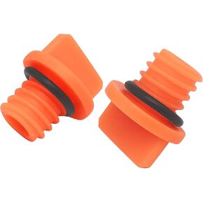 5pcs Plastic Air Compressor Oil Caps Plugs Covers Male Thread Diameter 18mm/0.7"", Black