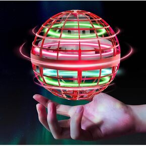 Flying Orb Ball 2023 Toys Soaring Hover Boomerang Spinner Hand Controlled Mini Drone Cosmic Globe Spinning Kids Outdoor Fly Toy Birthday Gift Cool Stuff for Boys Girls 6 7 8 9 10+ (RED) in Saudi Arabia