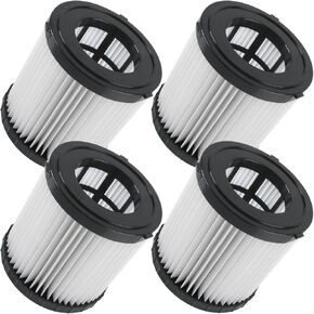 DCV580H DCV581H Vacuum Replacement Filter Compatible with DEWALT DCV580H DCV581H DCV5801H Wet & Dry Vacuum, Washable and Reusable DCV580 DCV581H HEPA Replacement Filter- 4 Pack