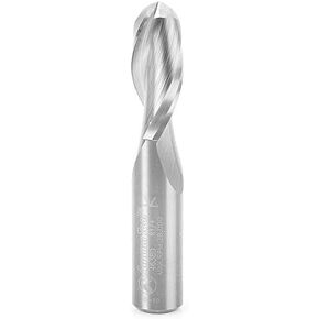 Amana Tool - 46380 Solid Carbide Up-Cut Ball Nose Spiral 1/2 Dia x 1-1/4 x 1/2" Shank