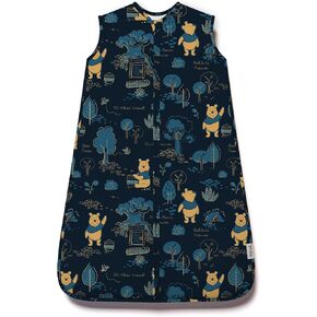 Milk Snob Baby Sleep Sack for 0-6 Months – Sleeveless Newborn Sleep Sack with Easy Zip Closure - Unisex Baby Swaddle Sack for Girl and Boy – Soft and Cozy Baby Sleeping Bag - Disney Winnie The Pooh