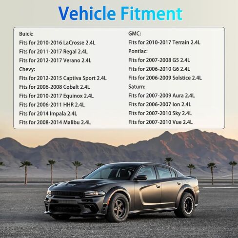 12654958 قضيب توصيل 4 قطع يناسب Chevy Cobalt 06-10/ Equinox 10-17 2.4L، 10-17 GMC Terrain 2.4L، 06-09 Pontiac G5/ G6، 07-10 Saturn Sky 2.4L Cyl استبدال OE 12654958 in Kuwait