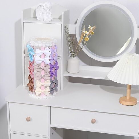 POVETIRE حامل القوس للفتيات فيونكات الشعر، منظم الشعر الوردي، مشابك الشعر، حامل تخزين، حامل إكسسوارات الشعر، ديكورات عرض الرف، غرفة الأطفال الصغار والفتيات in Kuwait