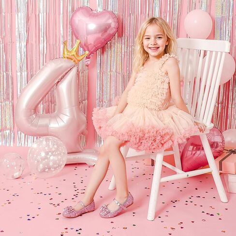 أحذية الفتيات الرسمية أحذية الأميرة أحذية الزهور للفتيات المسطحة وحفلات الزفاف والأطفال الصغار الصغار in Kuwait