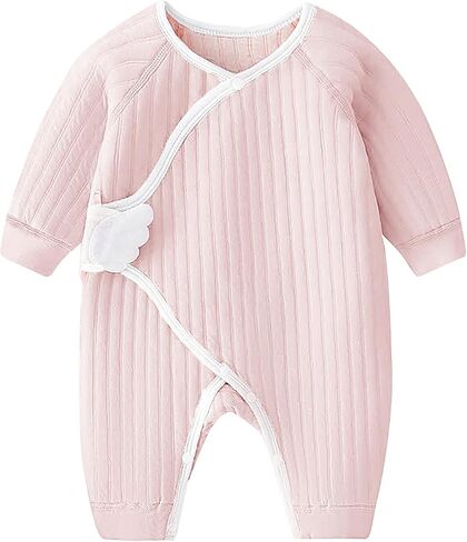 rrhss Baby Girl and Toddler Pajamas Newborn Button Down Long Sleeve Sleeper Robe Jumpsuit Clothes in Saudi Arabia