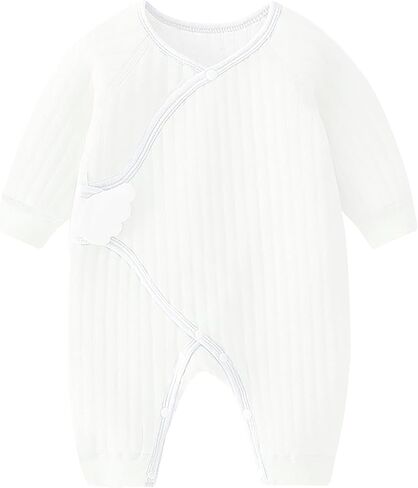 بيجامات rrhss للفتيات والأطفال الصغار لحديثي الولادة بأزرار سفلية وأكمام طويلة ملابس نوم in Kuwait