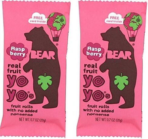 Bear Fruit Roll Raspberry Single, 0.7 oz in Saudi Arabia