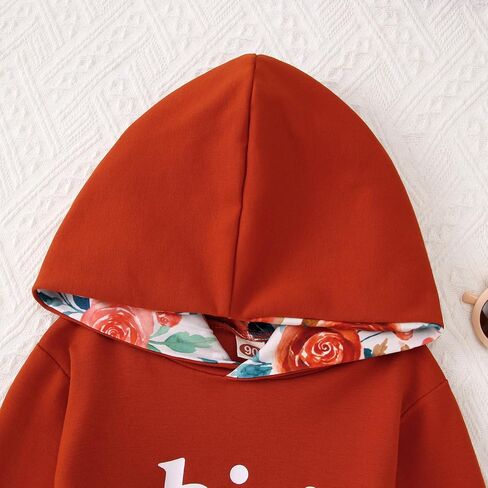 Big Sister Outfit Toddler Baby Girl Big Sis Hoodie Sweatshirt Floral Pants 2PC Sets Kids Cute Fall Winter Clothes in Kuwait