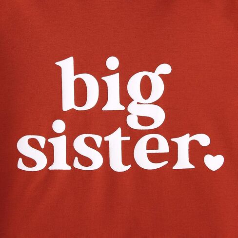 Big Sister Outfit Toddler Baby Girl Big Sis Hoodie Sweatshirt Floral Pants 2PC Sets Kids Cute Fall Winter Clothes in Kuwait