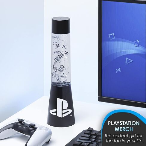 Paladone, 33 cm, PlayStation Glitter Flow Lamp Night, Bedroom Décor Mood Light in Saudi Arabia