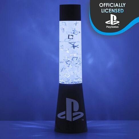 Paladone, 33 cm, PlayStation Glitter Flow Lamp Night, Bedroom Décor Mood Light in Saudi Arabia