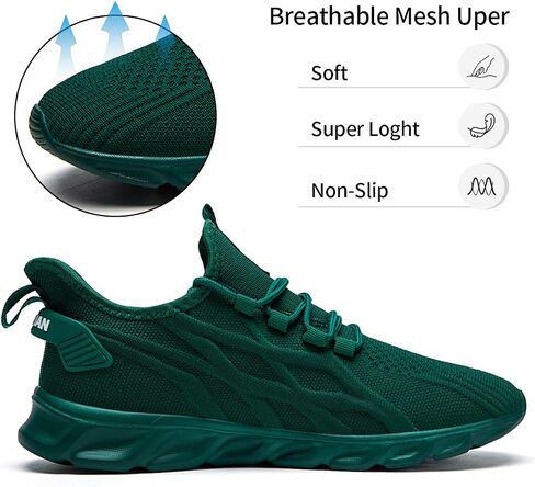 Womens Walking Shoes Slip On Sneakers Tennis Shoes Running Sport Workout Gym Shoes Athletic Non Slip Lightweight Breathable Fashion Casual Shoes for Travel Work in Kuwait
