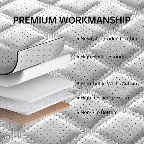 Car Seat Covers Full Set Beige, Luxury Faux Leather Car Seat Covers Waterproof Non-Slip Seat Protector Universal Fit for Most Cars SUVs Trucks Pick-ups,Car Accessories for Front Seats and Back in Saudi Arabia