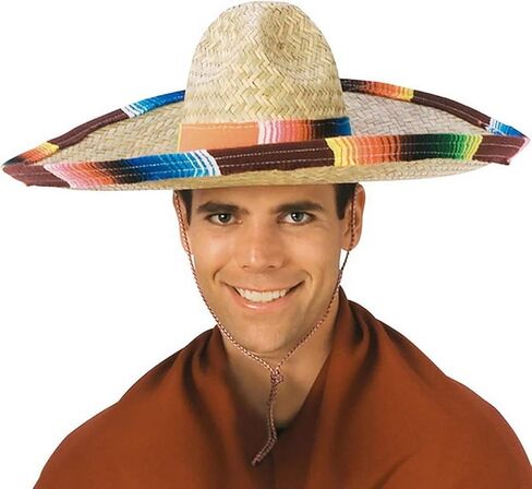 Rubie's Costume Sombrero with Rainbow Serape Edge And Band in Saudi Arabia