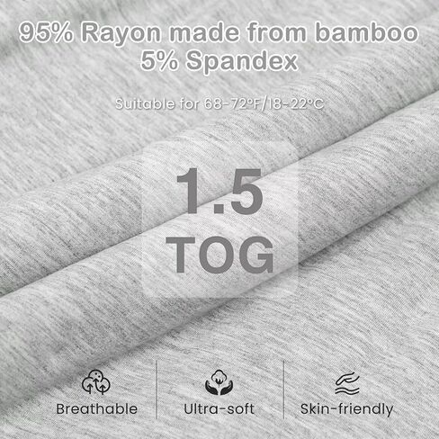 كيس نوم للأطفال الصغار مع أقدام وسحاب ثنائي الاتجاه وبطانية يمكن ارتداؤها كيس نوم للأطفال in Kuwait