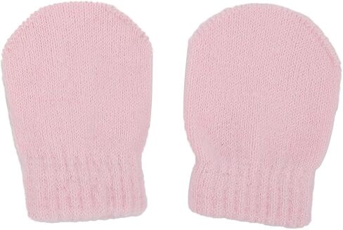 Little Me Cute Pink Striped Bear Newborn/Infant Beanie and Mittens Set in Saudi Arabia