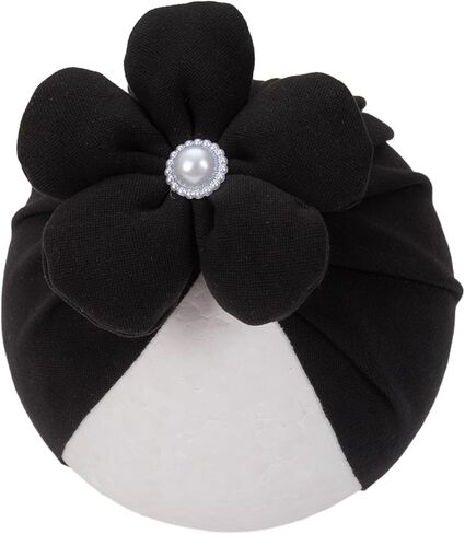 KIDOCHEESE الطفل عمامة القبعات طفلة زهرة قبعة القبعات عقدة لينة لطيف قبعة صغيرة للأطفال حديثي الولادة الرضع الصغار الاطفال in Kuwait