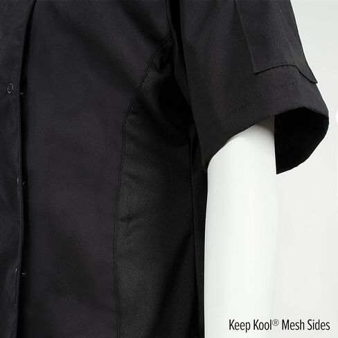معطف الشيف ذو الياقة المتقاطعة Keep Kool™ ذو الجوانب الشبكية C520 in Saudi Arabia