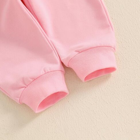 طفل رضيع فتاة الخريف الشتاء ملابس عيد ميلاد Sweatsuit رسالة التطريز البلوز والسراويل مجموعة 2 قطعة وتتسابق in Kuwait