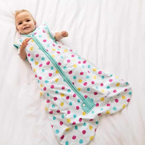 Little Fishkopp Organic Cotton Lightweight Baby Sleep Bag | Green Cactus | 1.0 Tog | 6-18 months in Saudi Arabia