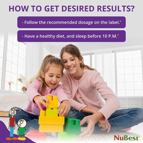 NuBest Fizzy - Bone Strength, Immunity, Digestive Health - Probiotic, Calcium, Magnesium from Red Marine Algae, Vitamin D3 K2, Zinc, Vitamins for Kids Age 4+ & Teens - 10 Orange Effervescent Tablets in Saudi Arabia