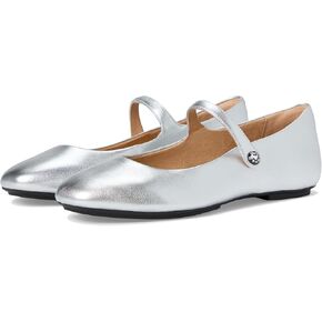FitFlop Women's Delicato Crystal-Cluster Soft M/Leather Mary Janes Ballet Flat