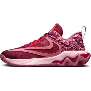 NIKE Giannis Immortality 3 Basketball Shoes (DZ7533-004, Black/University RED-Pure Platinum) Size 10.5