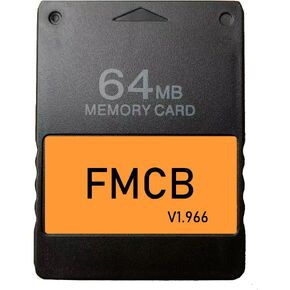 FMCB Free McBoot Card v1.966 External Program Card for PS2 64 MB Memory Card for PlayStation 2