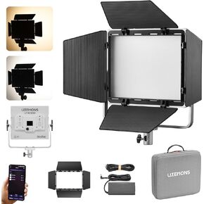 Godox LP400 RGB LED Panel with App Control, 36W Photography LED Video Light/360° RGB/1800K-10000K/CRI 96+/TLCI 96+/ 14 FX Modes for Game Streaming YouTube Photography (1 Pack)